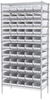 Akro-Mils Shelfmax 2000 lb Adjustable White Chrome Steel Open Adjustable Fixed Shelving System - 60 Bins - 2000 lb Total Capacity - AWS183630138 WHITE - AWS183630138 WHITE - R. S. Hughes Company, Inc.