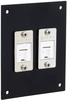 Universal Sub-Panel, 2 Category 5E Tool-Less Poe+ Compliant Jacks Rohs Compliant L-Com - 07AH3416 - Newark, An Avnet Company
