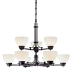 1867-66 9 Light Chandelier - 1867-66 - Minka Group