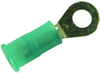 Terminal, Ring Tongue, #8, Crimp, Blue; Stud Size - Metric 3M - 78H3356 - Newark, An Avnet Company