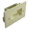 Easy Mount Recessed Low Voltage Cable Plate - 1018-SF-54 - SFCable.com