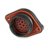 Amphenol Sine Systems AHDP02-24-29PR-SRA DuraMate AHDP Series, 29-Way Panel Mount Receptacle, Pin -- 39203