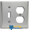 Leviton 2-Gang 1-Toggle 1-Duplex Combination Device.. - 84105-40 - TelephoneStuff.com