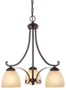 3943BB-201 Mid. Chandeliers-Glass Down - 602970 - Capital Lighting, Inc.