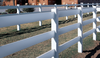 Post & Rail Vinyl Fence - 3-Rail Post & Rail with CertaGrain® Texture - CertainTeed Corporation