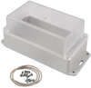 Small Enclosure, Pc, White/clear; Enclosure Type Hammond - 29AH0252 - Newark, An Avnet Company