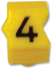 Cable Marker, E, Size6, 4, Pk30; Marker Type Raychem Te Connectivity - 39K5682 - Newark, An Avnet Company