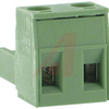Plug, Terminal Block; 12 A; 500 V; 7.5 mm; 24 AWG/kcmil (Min.); 2; Screw; 6 kV - 70054883 - Allied Electronics, Inc.