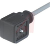 3C + Ground, Black, Grey PVC Jacket, 2 Meter Cable, GAN-DAEE7A-AH0200C1-XC607-AD - 70050921 - Allied Electronics, Inc.