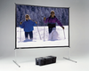 Square Format Portable Front Projection Screen. - Square Format - Visual Sound, Inc.