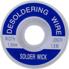 Desoldering Braid, Copper, 1.5Mm X 1.5M Rohs Compliant Multicomp Pro - 77AJ8525 - Newark, An Avnet Company