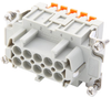 Heavy Duty Connector Insert, 10+Pe Signal, Csh Series, 10, 2, Receptacle, 10A, Socket Rohs Compliant Ilme - 39T4266 - Newark, An Avnet Company