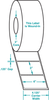 Wound In Label w/ Perf - 645006 - Western Numerical Control
