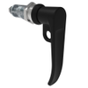 Quarter-Turn Cam Latch, L-Handle, Pad Locking, Sealed, Zinc Alloy, Powder Coat, Black - E5-7A-705-UU4 - Southco