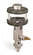 Clear View Single Feed Manual Lubricator, 2 1/2 oz Pyrex Reservoir, 1/8” Male NPT - B4461-002PB1W - Oil-Rite Corp.