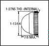 Lens Cap; Indicator Lens Colour Dialight - 61M2790 - Newark, An Avnet Company