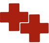 Floor Corner Marks - Crosses - 3