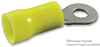 Terminal, Ring Tongue, #8, Crimp, Yellow; Stud Size - Metric Amp - Te Connectivity - 66H7063 - Newark, An Avnet Company