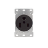 Grounding Flush Mount Power Outlet, 50 Amp 250V 6-50R Canada Standard - 2102L - Suzhou Ele Mfg Co., Ltd.