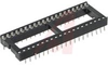 DIP Socket, 40 Pos., Vertical PCB Mount, Ladder Frame Style, 2.54mm (.100 in) CL - 70042915 - Allied Electronics, Inc.