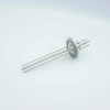 Power Feedthrough, 5000 Volts, 15 Amps, 4 Pins, 0.094″ Nickel Conductors, 2.16″ QF / KF Flange - A0513-1-QF - MPF Products, INC.