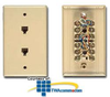 Allen Tel Flush Mount Duplex Smooth Wall Jack (Screw.. -- AT217SM - Image