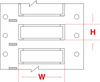 Brady Permasleeve B-342 White Polyolefin Thermal Transfer Die-Cut Thermal Transfer Printer Sleeve - 2 in Width - 0.333 in Min Wire Dia to 0.95 in Max Wire Dia - Double-Side Printable - 3PS-1000-2-WT-S - 662820-57565 - R. S. Hughes Company, Inc.