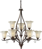 2505-09-27 Mid. Chandeliers-Glass Up - 413485 - Capital Lighting, Inc.