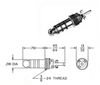 Threaded Telephone Plug - TP-120-5 - Amphenol Aerospace Corporation