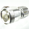 N Male (plug) to 7/16 DIN Female (Jack) Adapter, Silver Plated Brass Body, 1.2 VSWR - SM4685 - Fairview Microwave Inc.