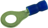 Terminal, Ring Tongue, 1/4In, Crimp Blue; Stud Size - Metric Multicomp Pro - 34P2312 - Newark, An Avnet Company
