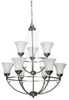 Mid. Chandeliers-Glass Up - 318259 - Light Center (The)