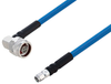 Plenum N Male Right Angle to SMA Male Low PIM Cable 60 Inch Length Using SPP-250-LLPL Coax Using Times Microwave Parts - PE3C6209-60 - Pasternack