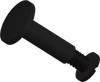 3/4 Large Unslotted Post and Screw, HDPE, Black - APPSL2500750UB - ARKPLAS