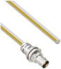 Teflon Jacket Free Cable Assembly TRB Non-Insulated Bulk Head Jack 3-Lug Cable Jack to Blunt .236