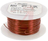 WIRE, MAGNET, SOLDERABLE, 20AWG, POLYURETHANE/NYLON COATED CLEAR (TRANSPARENT) - 70004244 - Allied Electronics, Inc.