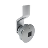 Quarter-Turn Cam Latch, 8 mm Square Recess, 0 mm  Grip, Not Sealed, Zinc Alloy, Chrome Plated, Bright - E5-1-081-010 - Southco