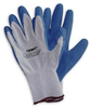 QRP Qualakote LPC Blue Large Cotton/Polyester Full Fingered Work & General Purpose Gloves - Latex Palm & Fingertips Coating - LPC LG - LPC LG - R. S. Hughes Company, Inc.