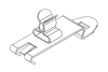 EMC Shield Clamps for TS35 Rails, Pluggable- with or without Integrated Strain Relief - 36244 - icotek Corp