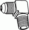 SAE Tube to Pipe Elbow 90&deg; -- 49-05-08 - Image
