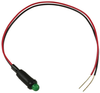Panel Mount Indicator, Led, 6.35Mm, Green, 12V; Led Color Leecraft - 10F7459 - Newark, An Avnet Company