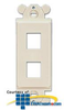 Panduit® NetKey Screw Mount "106" Duplex.. - NK2RMF - TelephoneStuff.com