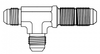 JIC Bulkhead Union Run Tee -- 2704-04-04-04 - Image