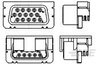 PCB D-Sub Connectors - 2041127-1 - TE Connectivity
