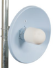 3.5-3.8 GHz, 1-Foot, 20 dBi, Parabolic Antenna, Dual Polarized with N-type Female Connectors on 36