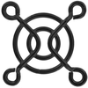 30mm Wire Form Fan Guard, Black E.D. Finish - 08346-02 - Qualtek Electronics Corp.