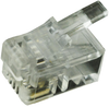 Cat5 Rj22 Modular Plug, 4 Position, 1 Port; Modular Connector Type Multicomp - 14N8137 - Newark, An Avnet Company