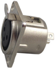 Connector, Xlr, Jack, 3 Position; No. Of Contacts Multicomp Pro - 19P1975 - Newark, An Avnet Company