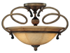 4142-573 3 Light Semi Flush - 4142-573 - Minka Group