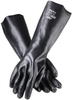 PIP Procoat 58-8060 Black Universal PVC Supported Chemical-Resistant Gloves - Smooth Finish - 18 in Length - 616314-06586 - 616314-06586 - R. S. Hughes Company, Inc.